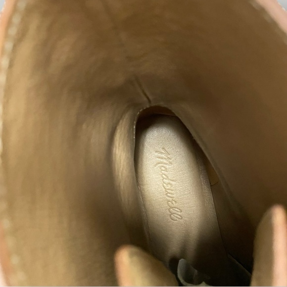 Madewell The Rayna Lace-Up Boot in Brown Leather Size 8.5 - Picture 7 of 13